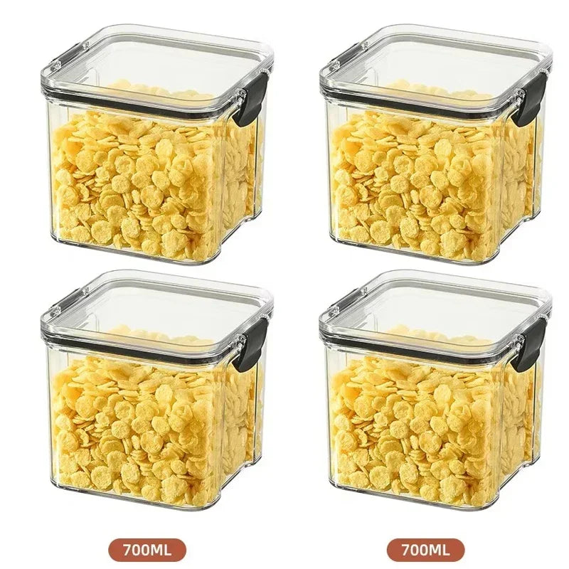Conjuntos empilháveis de cozinha selada 460-1800ml